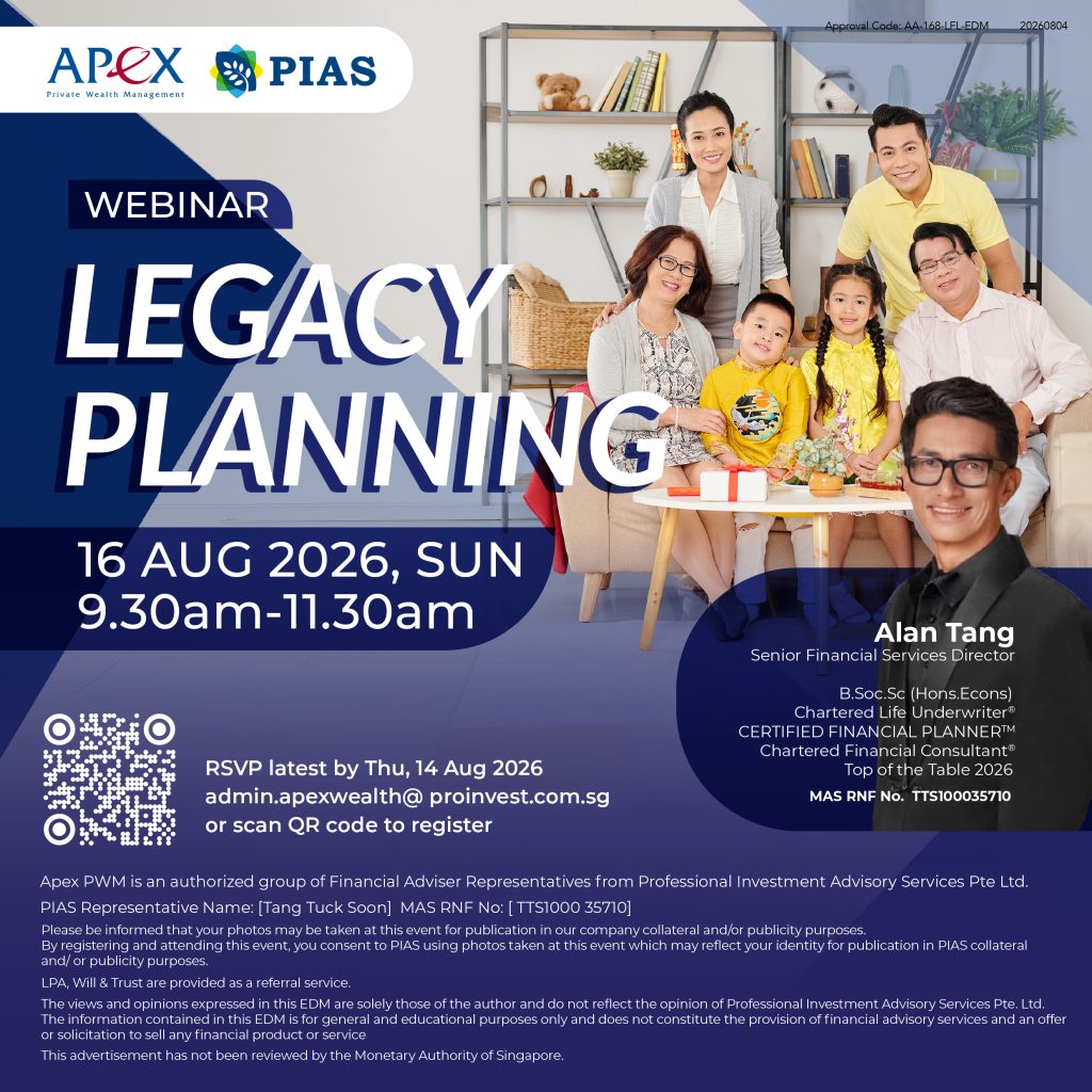 Legacy Planning 101 Webinar - 16 August 2026